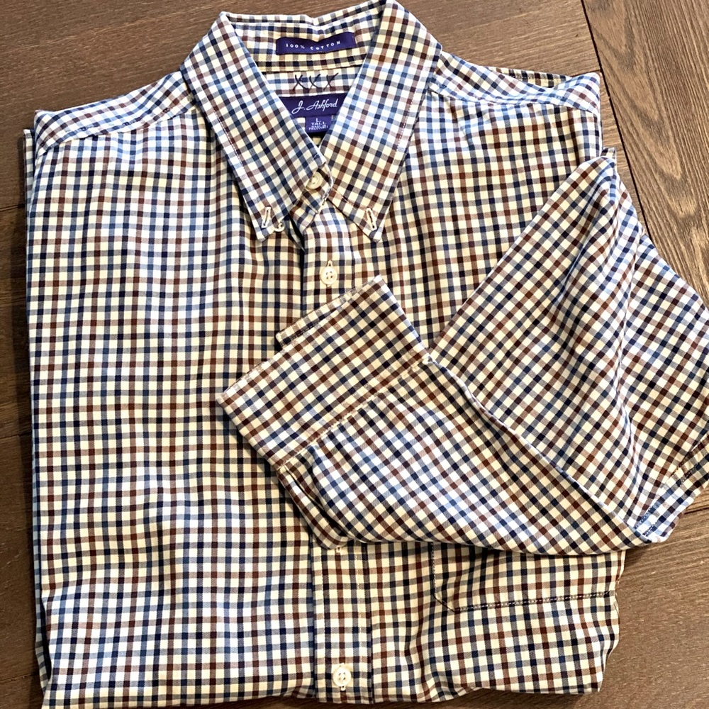 J. Ashford button down casual dress shirt.